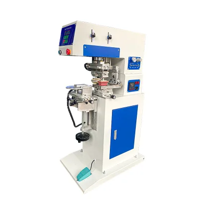 Pneumatic Pad Printing Machine 2 in 1 Leather Embossing Hot Stamping Machine Logo Label Printing Equipment for Shoe Leather