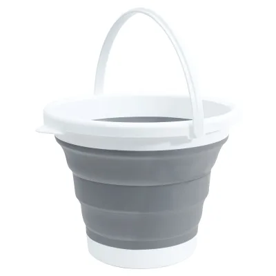 Silicone Portable Foldable Extendable Outdoor Fishing and Camping Water Storage Bucket Brush Car Bucket Multifunctional Bucket