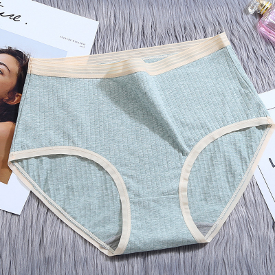 Big Size High Waisted 100% Cotton Tummy Control Underwear Panties for Women