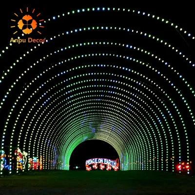 Pixel Led Tunnel Lighting Waterproof Outdoor Led fairy Colored Decorative String Lights 10m