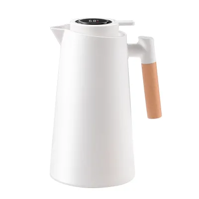 Thermal Kettle Hot Water Bottle 1000ml Capacity European Style Glass Inner Liner Custom Logo Household Coffee Pot