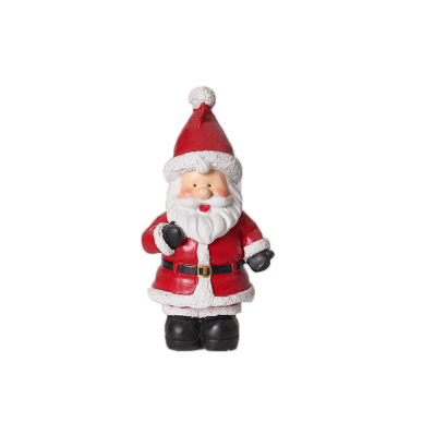 OEM Cute Resin Christmas Santa Claus Decoration for Standing Santa Claus