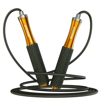 3M Bearing High Quality Portable Jump Rope with 5mm PVC Steel Wire Cable for Fitness Training Home Exercise