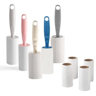 High Quality Fur Dust Clothes Cleaning Tools Extra Sticky Lint Roller Tear-Off Paper Plastic Lint Remover