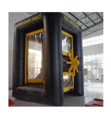 Inflatable Money Machine Cube Cash Grab Catching Booth for Sale