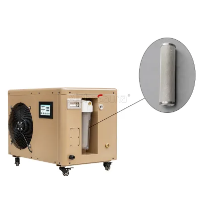 Wi-Fi Control Portable Cold Plunge Ice Bath Water Chiller 1/2 Micron Stainless Steel Filter Element for Sale