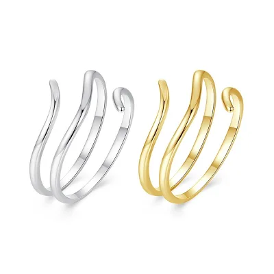 Fashionable and Simple Multi-ring Movable Ring 925 Sterling Silver