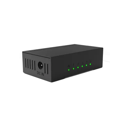 5-Port Gigabit Ethernet Switch 10/100/1000BASE-T RJ45 Ports Metal Housing Realtek RTL8367N-VB-CG