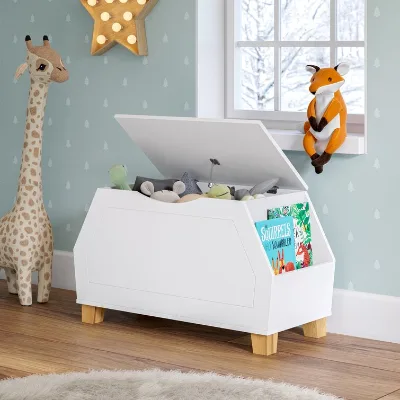 Toy Organizers Kids and Storage Box with a Clean, Painted Finish and Four Solid Legs Toys Storage Cabinet Children