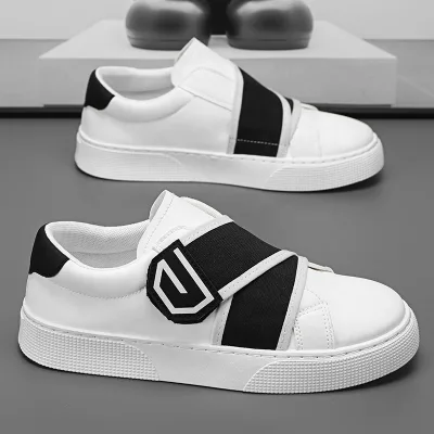 New Brand Design Air Cushion Skateboard Shoes Breathable Leather Waterproof Casual Sneakers Anti-slip Fitness Shoes for Men