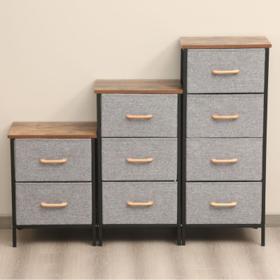 Fabric Dresser Organizer Storage Cabinet Bedroom Storage Organizer Cabinet Bedside Table Non Woven Fabric Drawer Cabinet