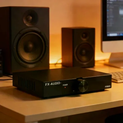 FXAUDIO 1602A HIFI 200W high power digital amplifier 2.1 channel TA3255 power amplifier Home theater active subwoofer FX-AUDIO-