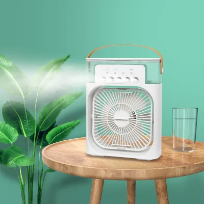 MIini DC air Coolerconditioner Water Cooling Fan RGB Lightings Indoor Wtih Perfume