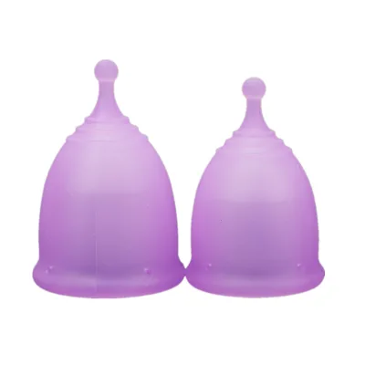 Wholesale Eco-Friendly Collapsible Menstrual Period Cup Feminine Care Menstrual Cups in Sizes S & L