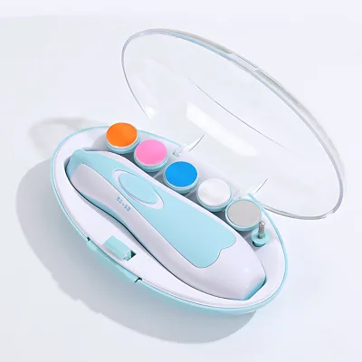 Factory Direct Sales Baby Nail Trimmer Electric Rechargeable Nail Trimmer File Manicure Set for Newborn
