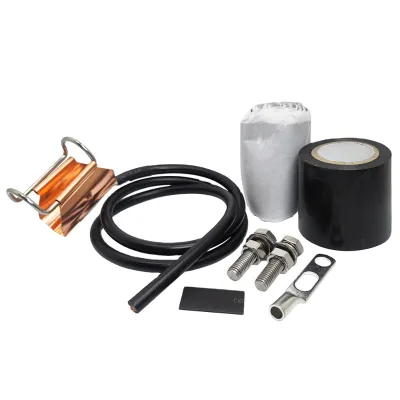 Factory Price 7/8 Self-locking Cable Outdoor Lightning Proof Grounding Card Grounding Kit 0.8m