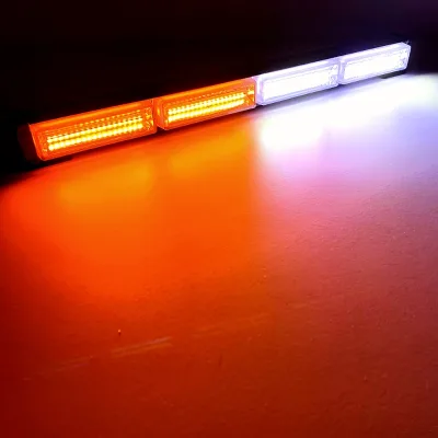 LED Strobe Light Bar COB Strobe Flashing Light 12V 24V Traffic Advisor Strobe Light Bar LED Warning Traffic Direction