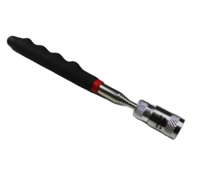 Factory Direct Sale Retractable Pickup Tool with LED Light Magnetic Rod Magnetic Rod Metal Parts Magnetic Tool Telescopic Pickup