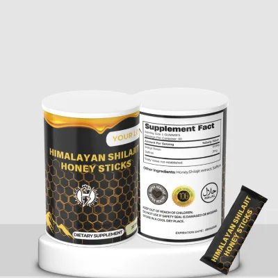 OEM  Pure Himalayan Shilajit Sticks with Organic Honey  Himalayan Shilajit Honey Sticks for Energy Boost & Immune Support