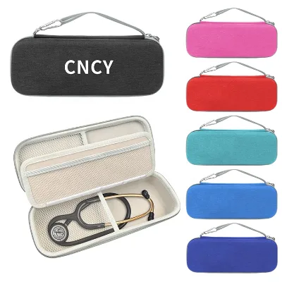Custom EVA Stethoscope Case with Zipper Closure Simple Design Water Resistant for for Nurses Colored Litmann Storage