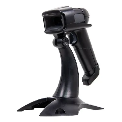 Factory Cheap Price CMOS Wireless Barcode Scanner Supports QR Bar Codes with Charging Stand for POS System