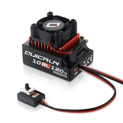 Hobbywing QuicRun 10BL120 G2 Sensored Brushless ESC Efficient Heat Dissipation for 1/10 RC Touring Drift Buggy Racing Car