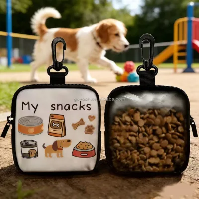 Dog Snack Time Dog Treat Pouch Multifunctional Travel Pet Treat Container