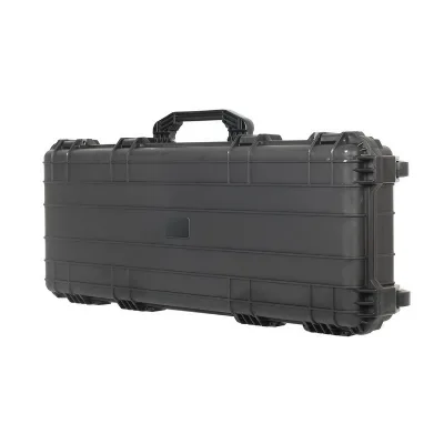 Durable Anti Slip Handle Design Outdoor IP67 Waterproof Shockproof Wheeled Long PP Plastic Hard Carry Case With Foam