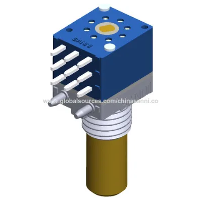 Rotary potentiometer 8mm metal shaft sealed potentiometer 3 unit potentiometer