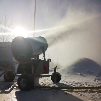 Factory Direct Snow Cannon Exceptional Snowmaking Capability Snow Output 60 100 Cubic Meters Per Hour