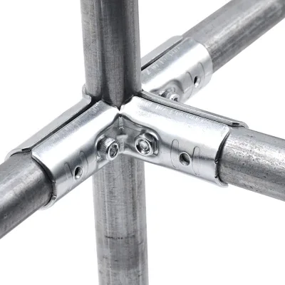 28mm Hole Fittings Lean Tube Four Port Pipe Connector Pipe Fittings for Lean Pipe Workstation