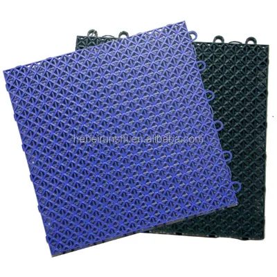 China Factory Removable 40*40*2 cm PP Interlocking Drainage Floor Tile