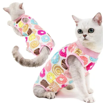 Cat Sterilization Recovery Suit Soft Cozy Cat Surgery Clothes for Recovery High Quality Pet Puppy Dog Cat Sanitary Clothes