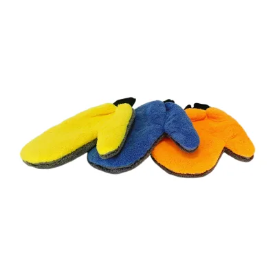 Super Absorbent Auto Cleaning Microfiber Mitt for Car Wheels and Body Cleaning Accessory Glove