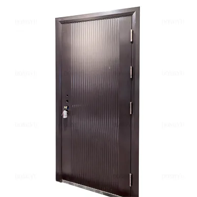 Best Selling Security Main Exterior Residential Galvanized Steel Frame Doors
