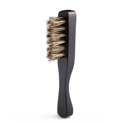Abeis Wild Boar Hair Bristle Hair Brush Custom Dust Brush Wholesale Wood Mini Beard Brushes for Men