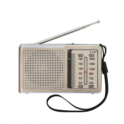 Factory Sales FM AM FM and AM Portable Hand Adjustment Analog Radio with Headphone Jack