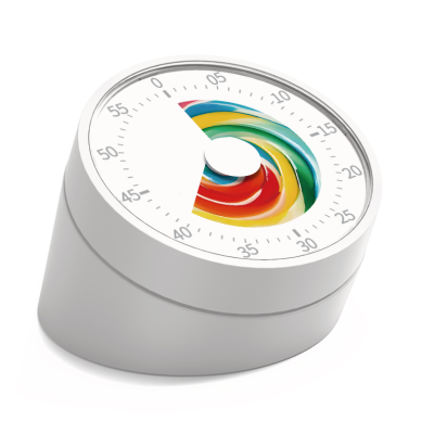 60 Minute Visual Timer Alarm Clock Nonslip Mechanical Task Reminder Countdown Clock for Study Teaching