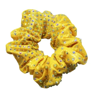 Cheer Accessories High Quality Factory Price Wholesale Rhinestone Scrunchies Cheer Bows