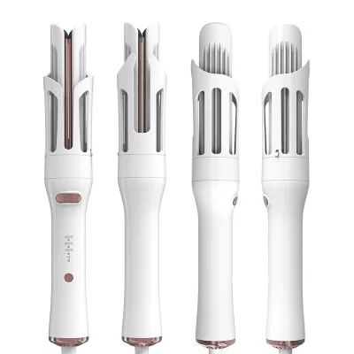 Upgraded Long Barrel Airflow Auto Curling Wand for Long Hair, Ceramic Hair Curler for Women, Anti-Scald, Tangle-Free