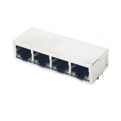 Ethernet 4port Rj45 Gige Poe Transformer Modules