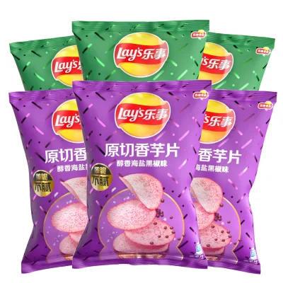 Wholesale 60g Pepper Flavored Taro Chips New Product Potato Chips Fruit & Vegetable Snacks