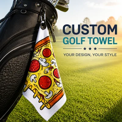 Factory Direct Quick Dry Microfiber Fitness Sports Cleaning Magnetic Golf Towels With Logo Custom