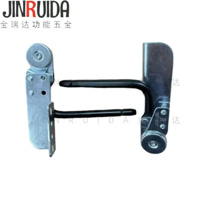 JIN RUI DA Black Narrow Edge Single Ear Adjuster with 40g Socket, 6+1 Gears - 0°-90° Rotation, Durable & Smooth for Furniture