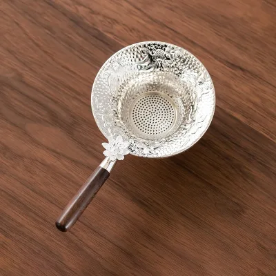1PC Tea DrainerTea StrainerTea AccessoriesTea Filter With HandleTea Separator