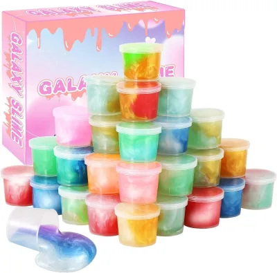 JITENG Slime Party Favors Unicorn Color Slime Pack for Goodie Bag Stuffers- Pretty Soft, Stretchy & Non Sticky Sli