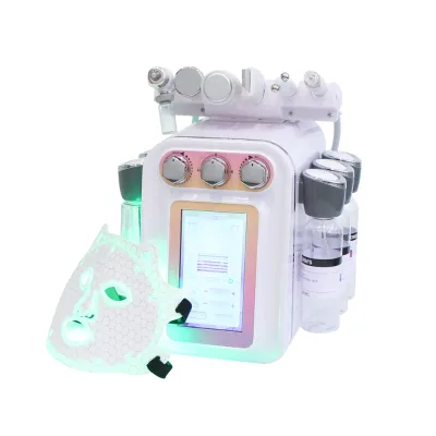 Multifunctional 7-in-1 Water Facial Machine Oxygen Jet Peeling Anti-Wrinkle Moisturizing Skin Care Equipment