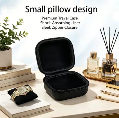 Travel Watch Case Single Watch Storage Box Portable Wristwatch Case for Men Women Couple Watches