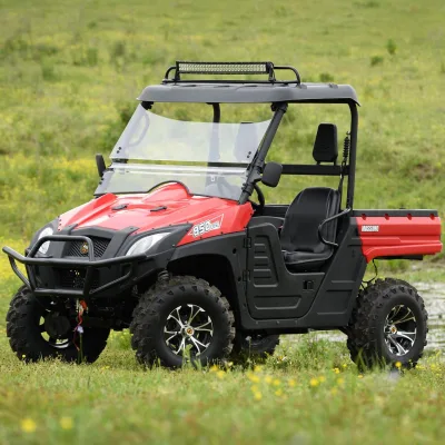 15KW Powerful New Design Adult 2 Seat Farm Truck Side by Sides Electric UTV 4x4 Farm