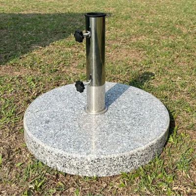 Factory Customization Lightweight Granite Sun Umbrella Base Holder Stand with Wheels for Patio/Garden Furniture Eco-Friendly
